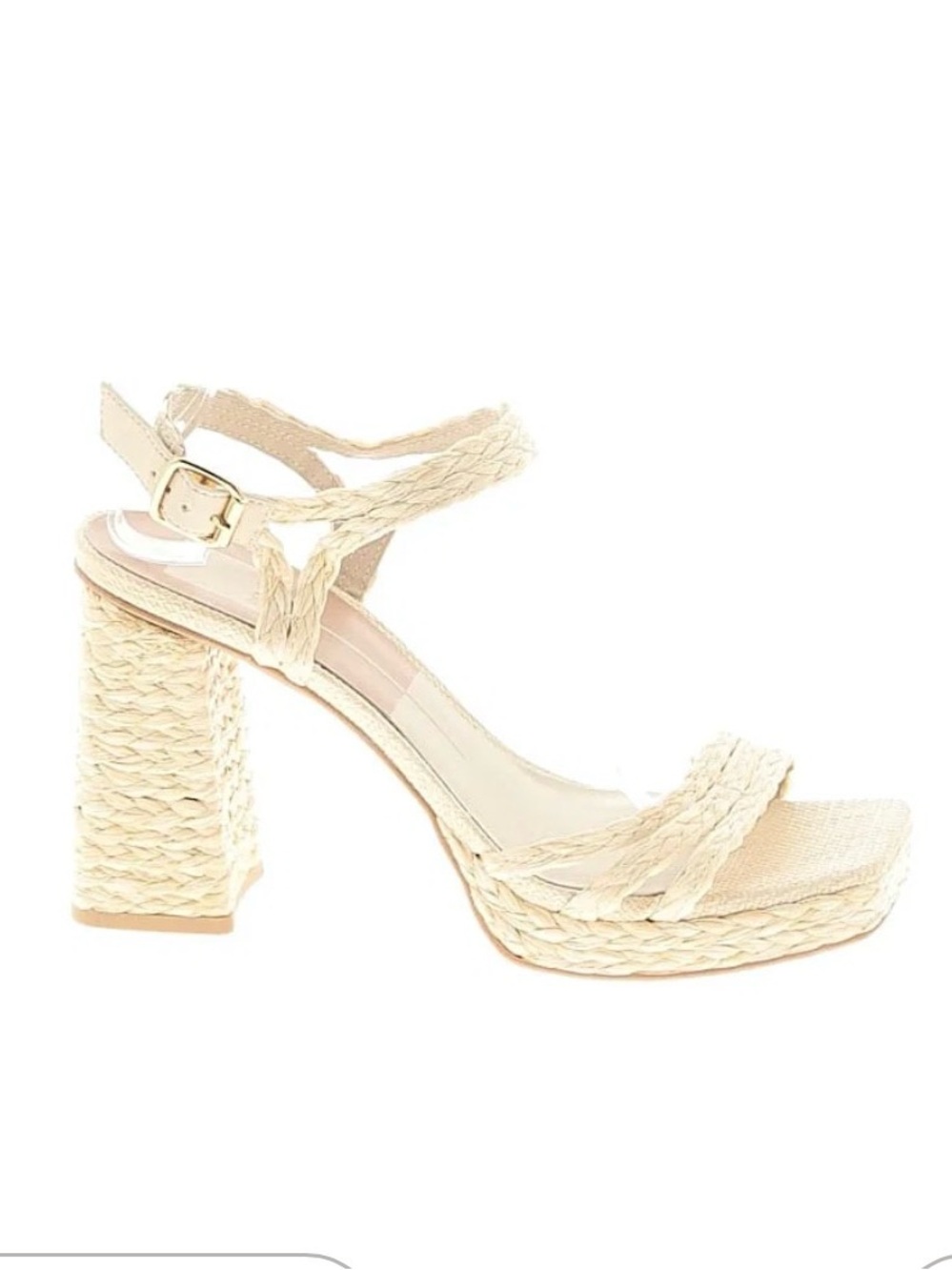 Espadrille Block Heel Sandals